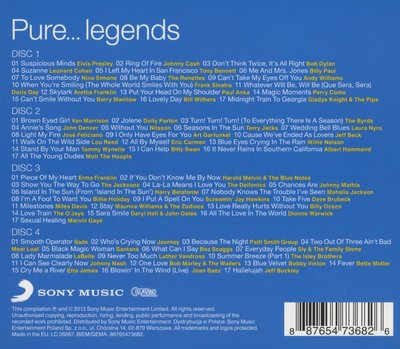 Pure Legends (CD 4 disc) Various Artists NEW 887654736826| eBay