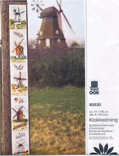 OOE Oehlenschlager Design 93530 WINDMILL BELL PULL Cross Stitch Charts ONLY