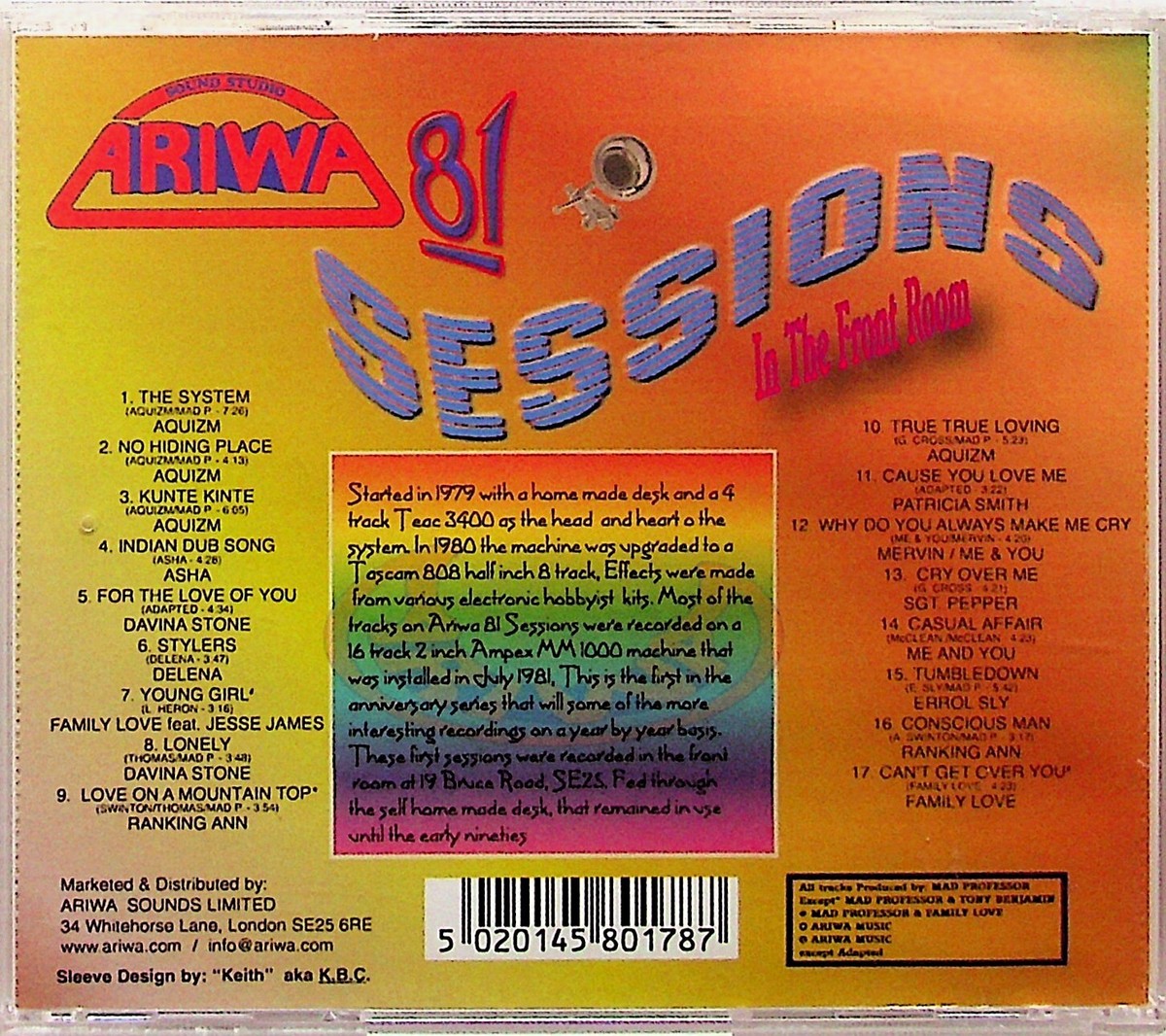 Various / Ariwa 81 Sessions: In The Fro… Ariwa 81 Sessions: In The Front Room – Vinyl (LP