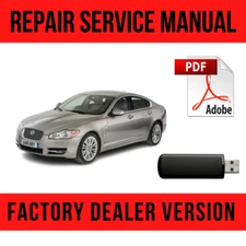 Jaguar XF XFR X250 2007-2015 Factory Repair Manual USB