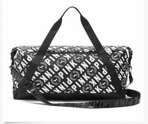 nwt victorias duffle weekender tote gym secret bag pink travel