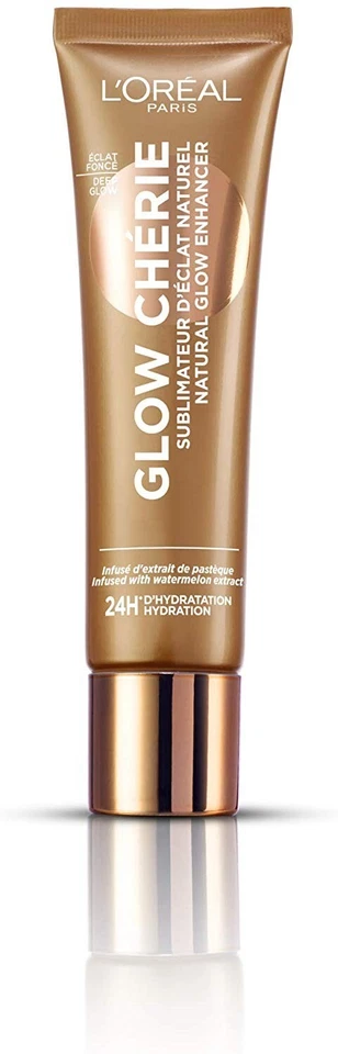 L'OREAL Glow Cherie Natural Glow Enhancer DEEP GLOW 30ml - NUOVO Sigillato