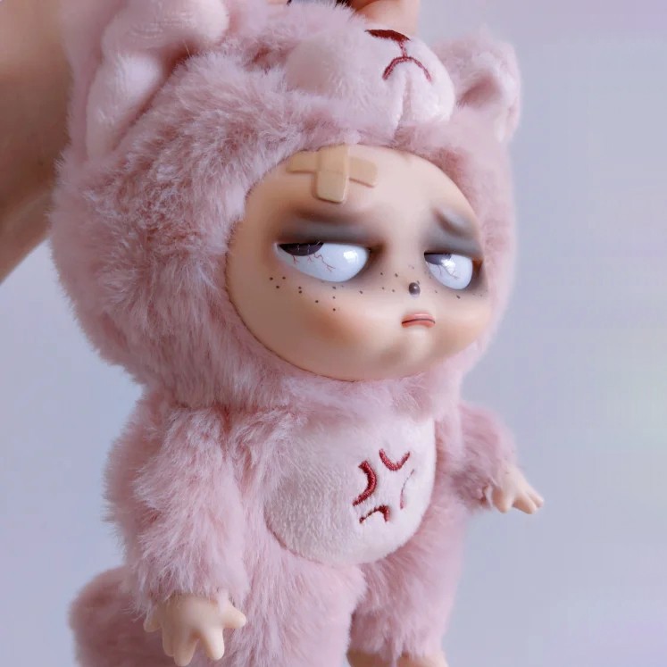 失眠暴走 Sleepless Grumpipi グランピピ ぬいぐるみ QIQI Confirmed Grumpipi Sleepless Grumpipi Plush Series QIQI Box