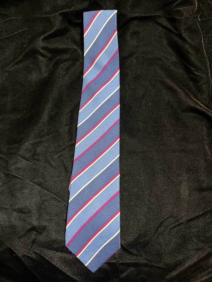 Corbata Givenchy Paris Rayas Negra Gris Roja Para Hombre Mezcla Seda Negocios Foto 2 de 2