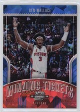 2018 Contenders Optic Winning Tickets Red Cracked Ice Prizm Ben Wallace HOF h8k