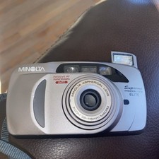 Minolta Supreme Freedom Zoom Elite 35mm Point & Shoot Film Camera UNTESTED