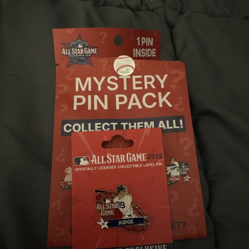 Aaron Judge All Star Game 2026 Mystery Pin Ballpark Exclusive Yankees