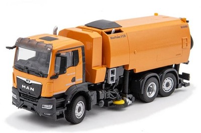 CONRAD - MAN TGS NN 6x2 BUCHER MaxPower V120 Kehrmaschine - 1/50 - CON81257/01