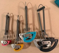 Four (4) Vintage Chouinard Camelot Original Design Climbing Cams - # 1, 2, 3, 4