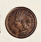 1891 Indian Head Cent - XF  Lot 111
