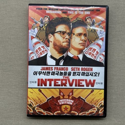 The Interview (DVD 2014) Kim Jong-un Comedy James Franco Seth Rogen Lizzy Caplan