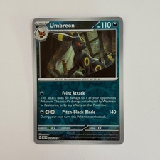 059 131 pokemon card Pokemon Scarlet and Violet Prismatic Evolutions Umbreon #059/131 Pokeball  Reverse Rare Holo Trading Card main image 1