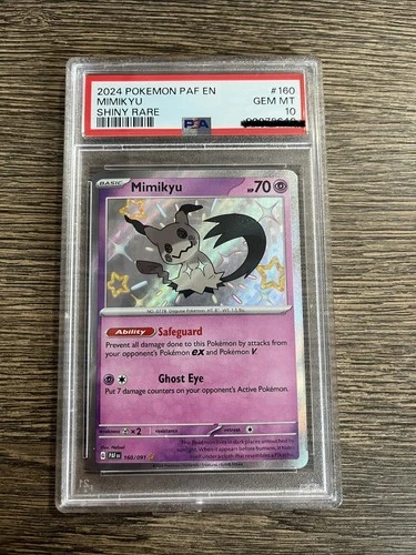 PSA 10- Mimikyu 160/091 SV: Paldean Fates Holo