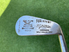 VTG SPALDING KRO-FLITE WRIGHT DITSON 4 IRON HICKORY SHAFT LEATHER GRIP GOLF CLUB