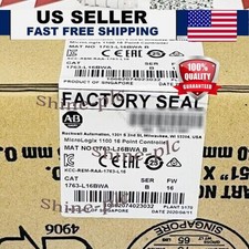 New Sealed AB 1763-L16BWA MicroLogix 1100 16 Point Controller 1763L16BWA US