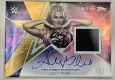 2025 Topps WWE Universe Alexa Bliss Superstar Relic Auto /50 #SRS-ABI
