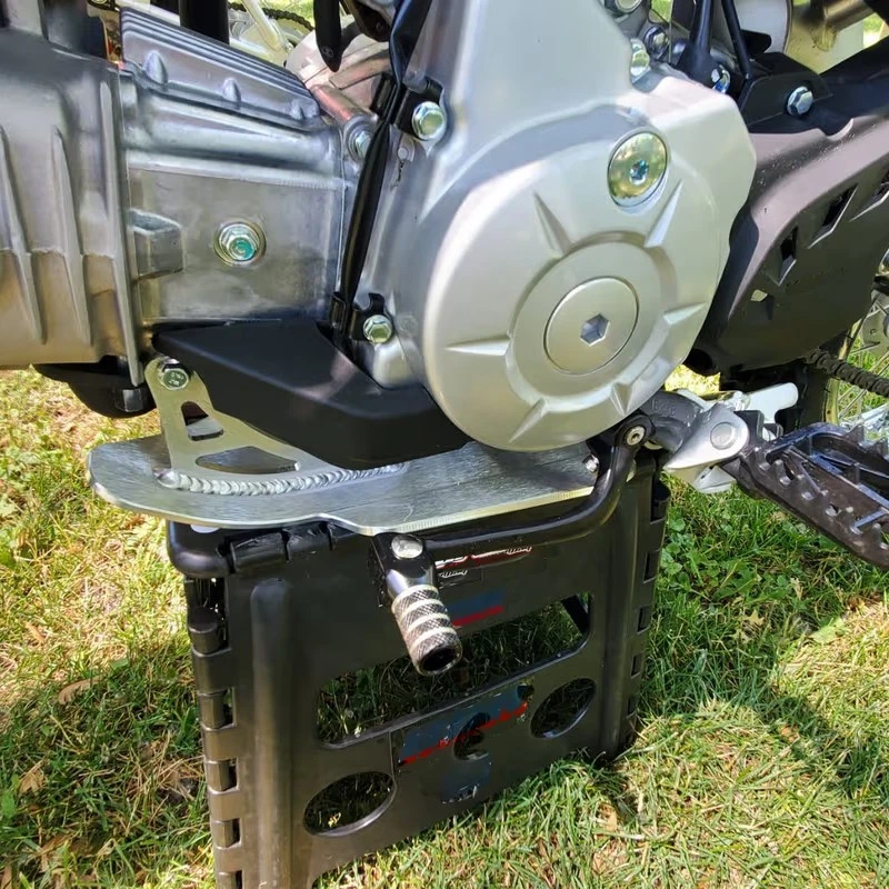 For Honda CRF110F 2013-2025 Motor CNC Aluminum Billet Cradle And Skid Plate Set - Imagem 3 de 4