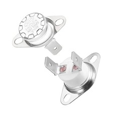 KSD301 Thermostat 180°C/356°F 10A Normally Closed N.C Adjust Snap Disc,2pcs
