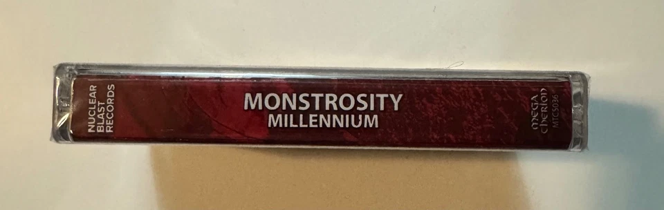Monstrosity Millennium Death Metal Cassette 2025 Mega Therion New Sealed - Image 3 of 4