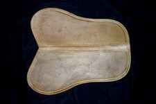 Vintage TAD COFFIN A5 Saddles Leather Thin Half Pad USED