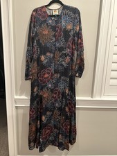Farm Rio Floral Maxi Dress Size Size XL mrsp $ 230.00 preowned