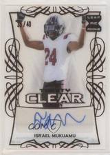 2021 Leaf Trinity Clear 35/40 Israel Mukuamu #CA-IM1 Auto 6k8