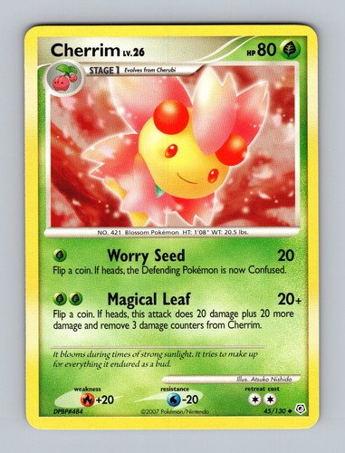 Cherrim 45/130 Diamond and Pearl Pokemon TCG NM