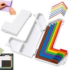 7Pcs Paper Crafting Alignment Guides with Cas...