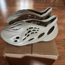 Pre-owned Yeezy Foam Runner 'Stone Salt' Sneakers Size 10 with Original Box
