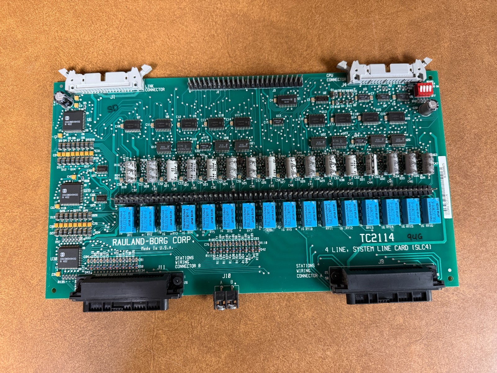 Rauland Borg TC2114 4 Line System Line Card SLC4