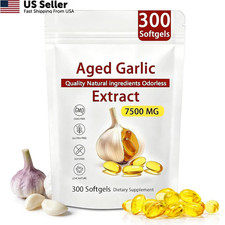 Aged Garlic Extract - 7500mg Odorless Per Servings, 1 Count Pack of 1 