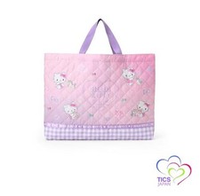 Sanrio 113701 Quilted Lesson Bag Hello Kitty Kinder Handtasche Okeiko Loop