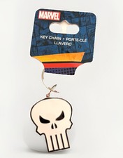 LLAVERO METAL THE CASTIISHER SKULL 3 IN MARVEL AVENGERS DE PLASTI COLOR