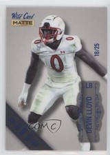 2022 Wild Card MATTE Silver 5 Stripe 18/25 Devin Lloyd #MB-36 7l6