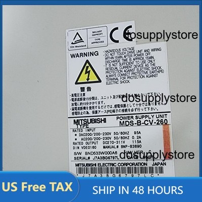 MITSUBISHI MDS-B-CV-260 POWER SUPPLY EXCELLENT WORKING FREE SHIP  US Free TAX