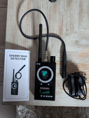 K18 RF detector Anti-spy Detector Hidden Camera GSM Audio Bug GPS Finder Scanner