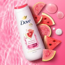 Set of 2 Dove Limited Edition Body Wash Watermelon  Guava NEW
