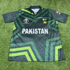Pakistan Cricket Jersey Mens Xl Icc World Cup 2024 Green