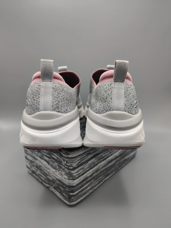 Skechers Gray Air Cooled Memory Foam Slip-On Stretch Fit Shoes Women’s 9 - Image 3 of 4