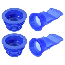 2 Set Sewer Drain Pipe Sealing Plug Blue Anti-odor Core