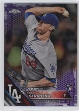 2016 Topps Chrome Purple Refractor 103/275 Ross Stripling #93 3q5