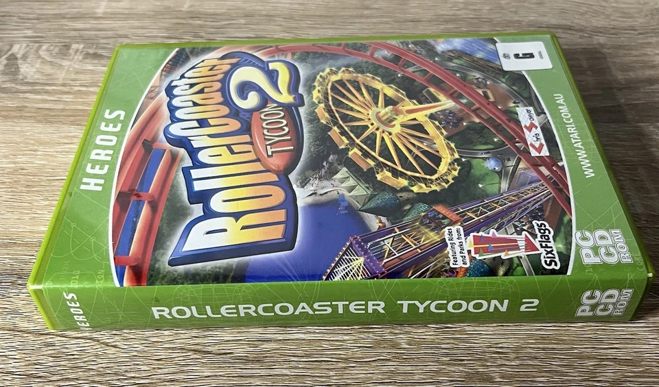 Roller Coaster Tycoon 2 PC CD Rom 2002 Windows Retro Vintage Video Game VGUC - Image 3 of 4