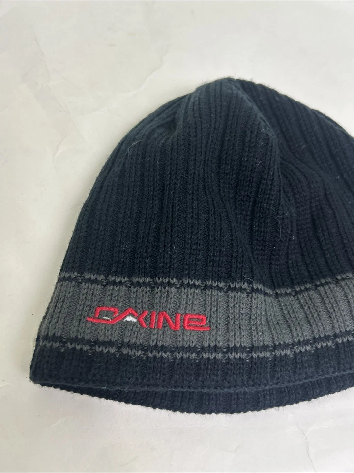 Gorro Dakine negro gris acrílico talla única gorra tejida Foto 2 de 4