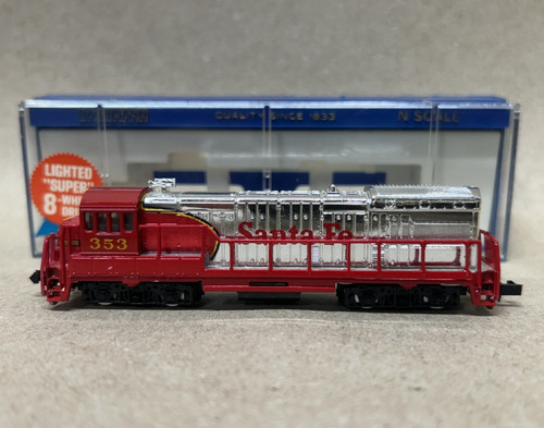 Locomotora BACHMANN #4683 Escala N GE U36-B - SANTA FE #353 Versión Cromada Rara | Condition: Used