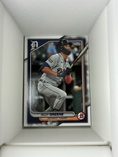 2024 Bowman Base Paper Riley Greene #16 Detroit Tigers MLB Baseball Card. B17