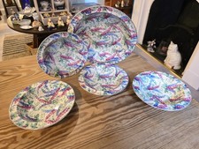 Grimwades Royal Winton Ivory Delphinium Chintz dishes - 1x serving 4x small bowl