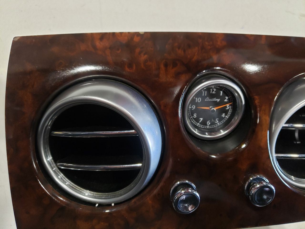 Bentley Continental GTC 06-11 Front Center Console Vent Trim Wood OEM 07 08 09