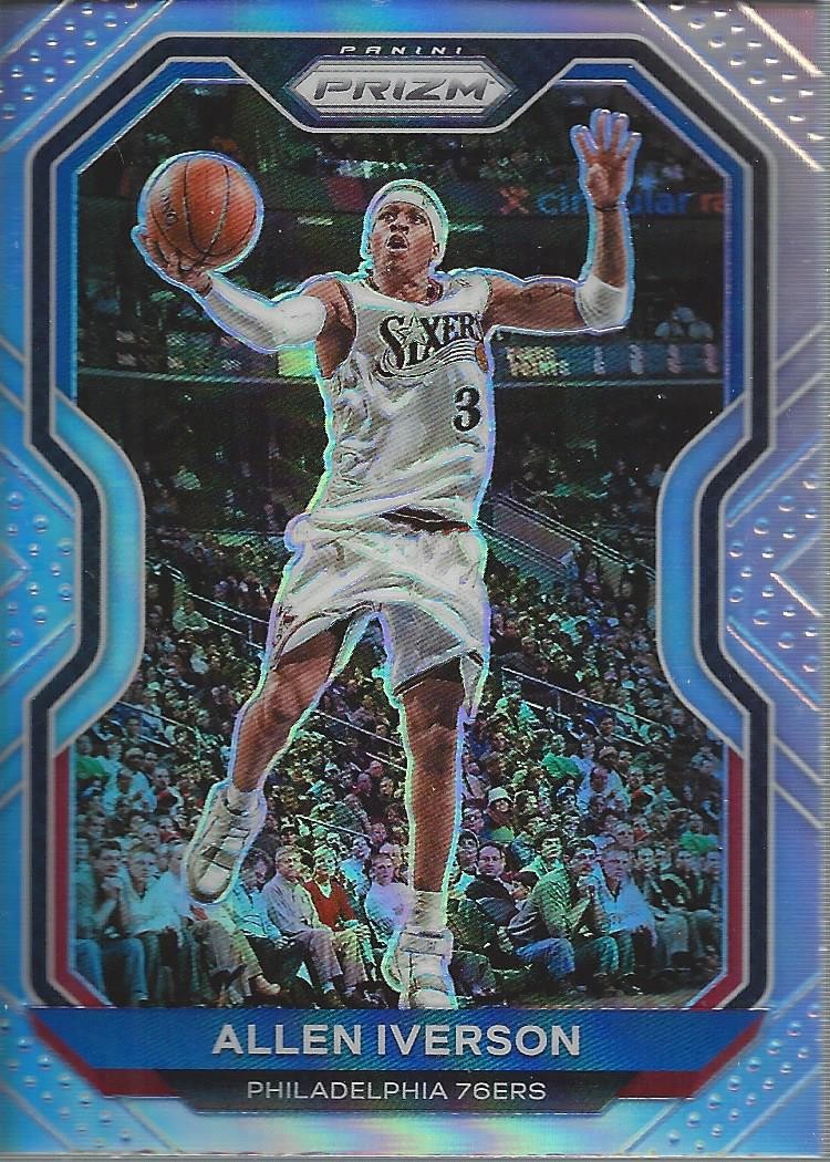 2020-21 Panini Prizm Prizms Silver #19 Allen Iverson - BSK