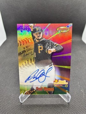 2025 Bowman's Best Paul Skenes Best Performance Refractor Auto #/75 Pirates