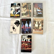 90s Rap Cassette Lot Eazy-E Murder Was The Case Click Ron C MC Lyte Masta Hip Ho